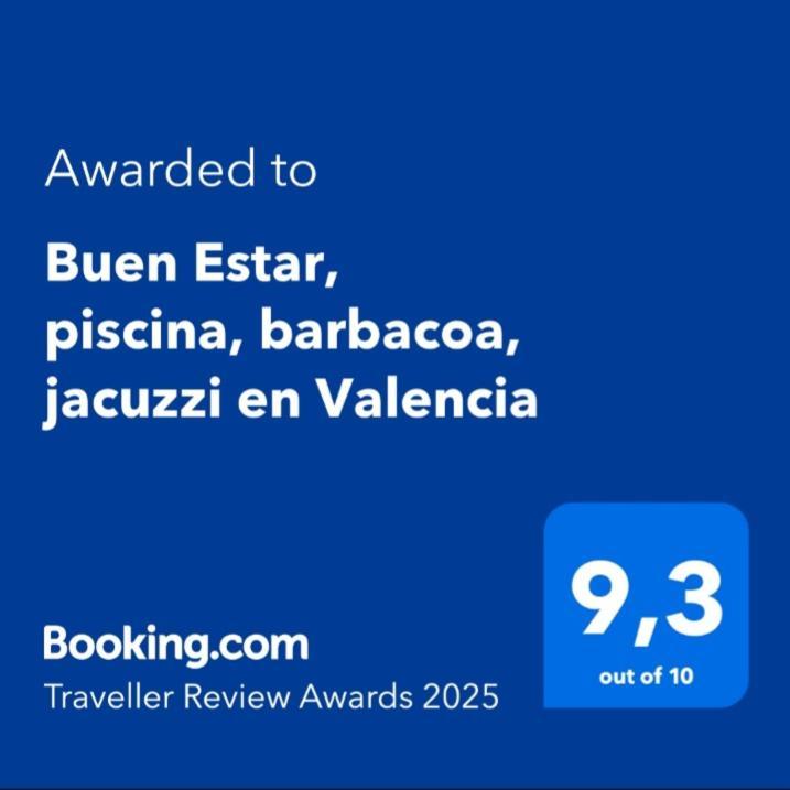 Buen Estar, Piscina, Barbacoa, Jacuzzi En Valencia Villa Turís Kültér fotó